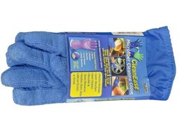 CleanEase Microfiber Cleaning Gloves Includes Waterproof Liner Gloves Re... - £15.55 GBP