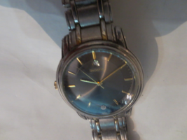Allude Diamond date quartz men&#39;s watch Black dial - £7.58 GBP