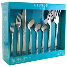 Gibson Home Prato 45 Piece Flatware Set - £42.93 GBP