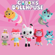 Hot Gabby Dollhouse Plush Toy Mercat Cartoon Stuffed Animals Smiling Cat Car Cat - £2.97 GBP+