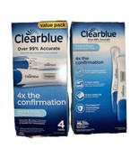 Lot of 2 Clearblue Rapid &amp; Digital Pregnancy Test 4 Tests each Exp 09/25 - $11.76