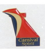 Hat Lapel Vintage Carnival Spirit Pin Ship Cruise Line Travel Souvenir - $8.81