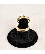 Vintage Gold Tone Conjoined Knuckle Ring, Size 6 - $41.60 CAD
