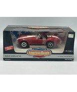 American Muscle Shelby Cobra 427S/C 1/18” Scale Die Cast Metal NIB Red a... - $682.60 MXN