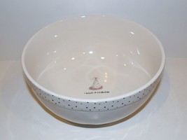 Rae Dunn Artisan Dimpled I Believe In Celebrating 10 1/4&quot; MIXING/SERVING Bowl - £37.67 GBP
