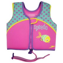 Speedo UV50+ BLOCKTHBURN Girl&#39;s LIFE JACKET VEST 2-4 yrs - £9.59 GBP