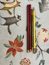 Vintage Pencil Lot - Faber Berkeley Carmine Red, Generals Grass Green, Dixon Yel - $9.89
