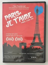 DVD French Film Paris Je t&#39;Aime Paris I Love You Stories of Love 2006 Rated R - £4.01 GBP