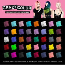 Crazy Color Semi Permanent Conditioning Hair Dye -  Aubergine, 5.1 oz image 4