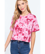 Women&#39;s Tie Dye Cotton Jersey Crop Top - $237.15 MXN