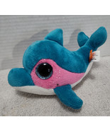 Wild Republic Dolphin Plush Toy, Stuffed Animal, Blue Raspberry 7&quot; - $9.43 CAD