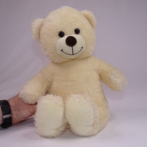 Build A Bear Workshop Very Light Brown Tan Stuffed Animal Plush Teddy Bear BAB - £8.55 GBP