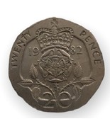 1982 Rare Twenty Pence Elizabeth II UK Coin D. G. Reg. F. D. - £18.26 GBP
