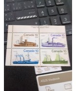 Canada PB#703a- Inland Vessels 1976 4x10 Cents - $65.09 MXN