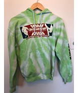 MENS Small Green &amp; White Hoodie USASA Snowboard Championships Colorado 2014 - $11.39 CAD