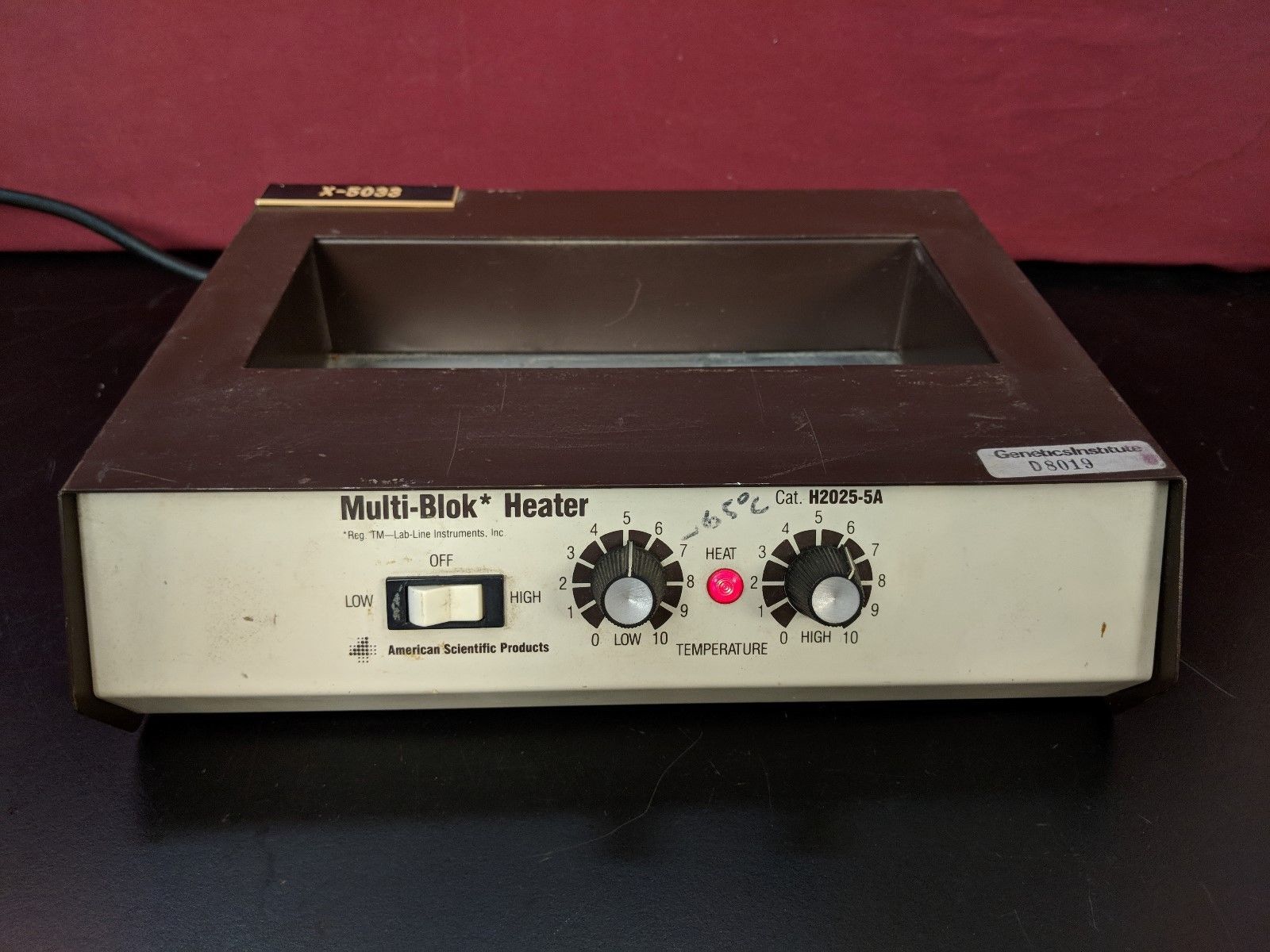 Lab-Line H2025-5A Multi-Blok Block Heater / TESTED - $67.50