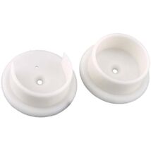 KNAPE &amp; VOGT TV192326 2PK WHT Pole Socket - $6.95
