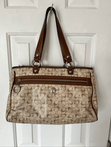 Coach F17179 Chelsea Signature Coated Canvas Shoulder Tote Bag Brown - $64.35