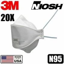 20-pack 3M Aura 9205+ N95 NIOSH Protective Disposable Face Mask Respirator NEW - $29.88