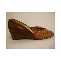 Vintage 1960s Ladies Wedge Sandals -Arnoldo Marcella- Handmade in Italy - £40.13 GBP