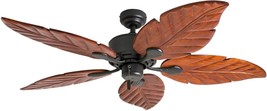 With Three Mounting Options, A Pull Chain, Hand-Carved Wooden Leaf Blades,, 01). - $138.98