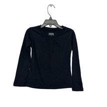 Harper Canyon Girls Blouse Casual Top Black Long Bell Sleeve 100% Cotton 3 New - £7.58 GBP