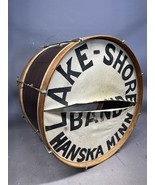 Antique Slingerland Marching Bass Drum 1930s Chicago Badge Wood Grain Su... - €393,84 EUR