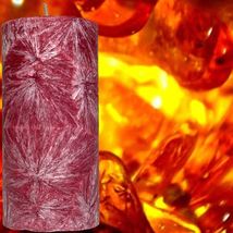 Amber Musk Scented Palm Wax Pillar Candle - £19.91 GBP+