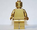 Gold Metallic blank plain Custom Minifigure - $4.30