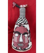 Yoruba Tribe Magnificent Warrior Orisha Chango Beaded Babalawo Crown ~  ... - $200.00