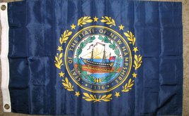 New Hampshire State Flag 2&#39;x3&#39; USA Polyester Banner - £3.51 GBP