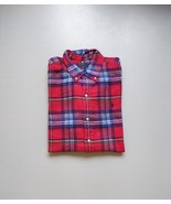 Polo Ralph Lauren Flannel Check Long Sleeve Button Down Cotton Shirt FTP... - $1,413.24 MXN