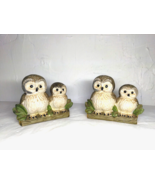 Mom and Baby Owls Figurines/Ceramic (Brinns) - Adorable set of two! Fast... - $15.99