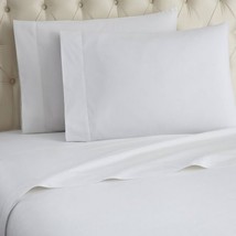 European Micro cotton flanne White Twin Sheet Set - £38.22 GBP