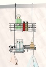 SMARTAKE Shower Caddy Over The Door Stainless Steel Organizer  Black 26 ... - $29.72
