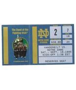 NOTRE DAME Fighting Irish vs VANDERBILT Commodores 1995 Football Ticket ... - $277.82 MXN