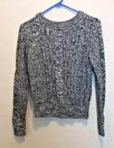 Gap Cable Knit Sweater Size S Gray &amp; Black - $2,042.15