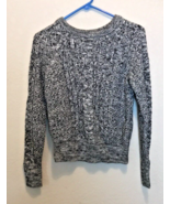 Gap Cable Knit Sweater Size S Gray &amp; Black - £1,608.52 GBP