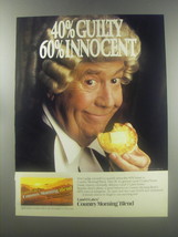 1988 Land O Lakes Country Morning Blend Butter Ad - 40% Guilty 60% Innocent - £14.54 GBP