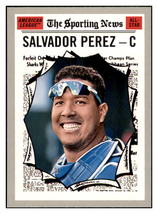 2019 Topps Heritage Salvador Perez    Kansas City Royals #351 Baseball card Spor - £2.28 GBP