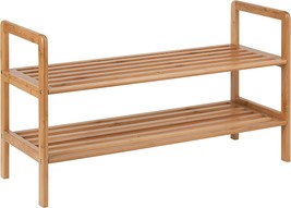 Honey-Can-Do Sho-09204 Bamboo 2-Tier Shoe Shelf - £35.16 GBP