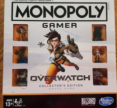 Hasbro Gaming MONOPOLY Gamer Overwatch Collectors Edition 2019 99% Complete - $7.92