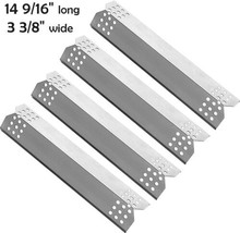 Stainless Steel Flavor Bars Heat Plates 14 9/16&quot; 4pcs for Nexgrill Grill... - £22.42 GBP