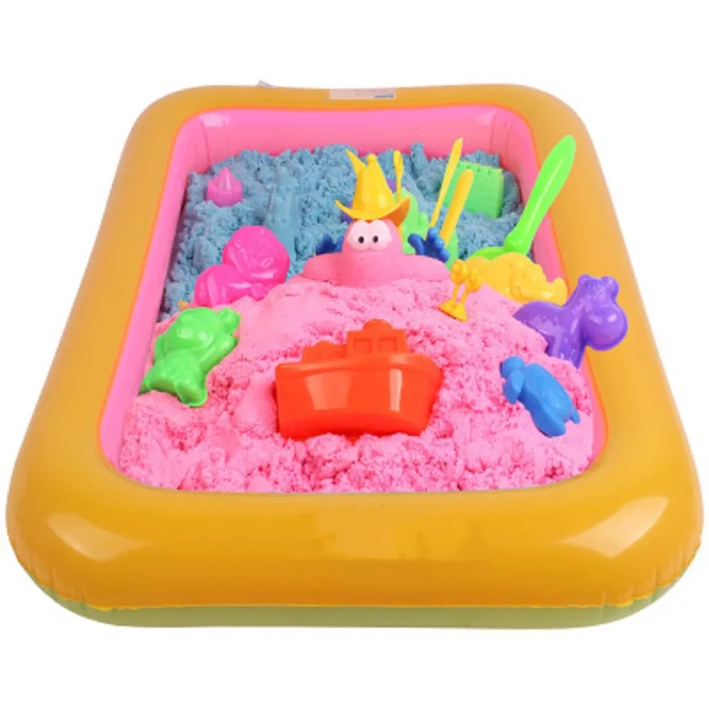 Indoor Multifunction Inflatable Sand Tray Toys for Children Play Sand Modeling - £7.21 GBP+