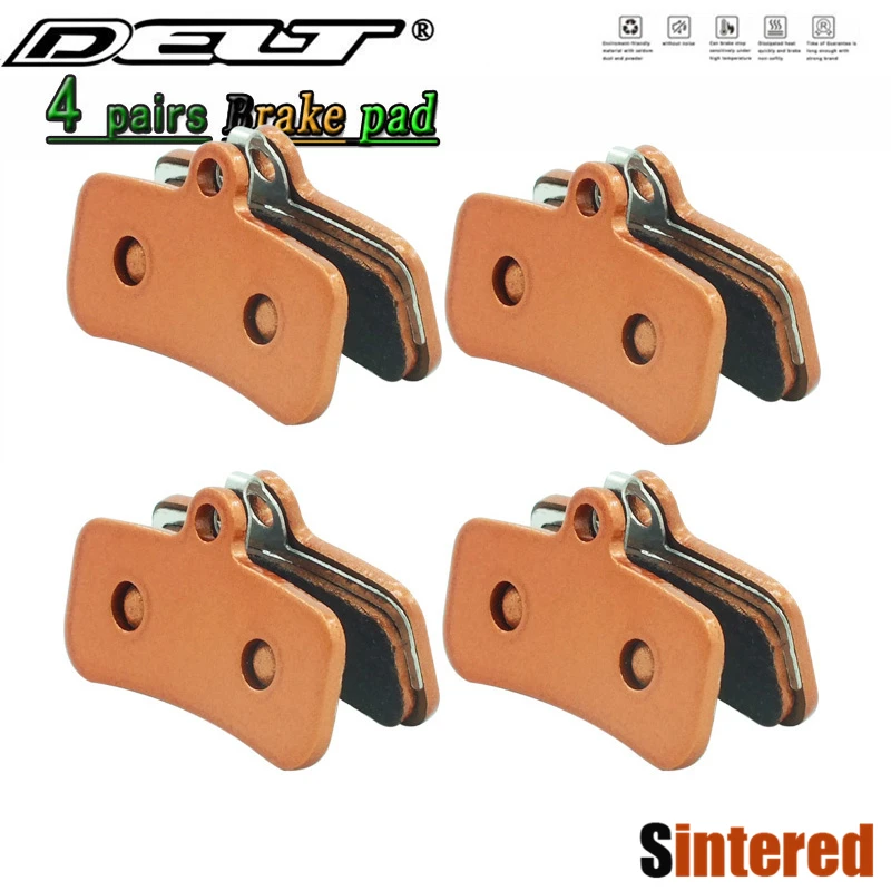 4 Pair Sintered Bicycle Disc Ke Pads For Shimano Saint M8120 M6120 M9120 Xt Xtr - £101.57 GBP