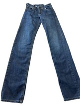 John B Stetson Jeans Men&#39;s 27x38 1312 Modern Straight Leg Denim Dark Wash - £29.14 GBP