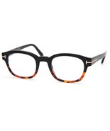 NEW TOM FORD TF5808-B 005 Black Havana Eyeglasses Frame 49-23-145mm B38m... - €147,68 EUR