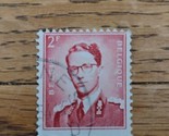 Belgium Stamp King Baudouin 2fr Used Red - $1.89