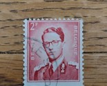 Belgium Stamp King Baudouin 2fr Used Red - £1.48 GBP