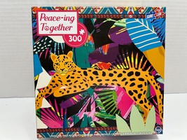 SURE LOX 300 Piece Peace-ing, Cheetahs Life Jigsaw Puzzle 18&quot;x25.5&quot; Comp... - £4.34 GBP